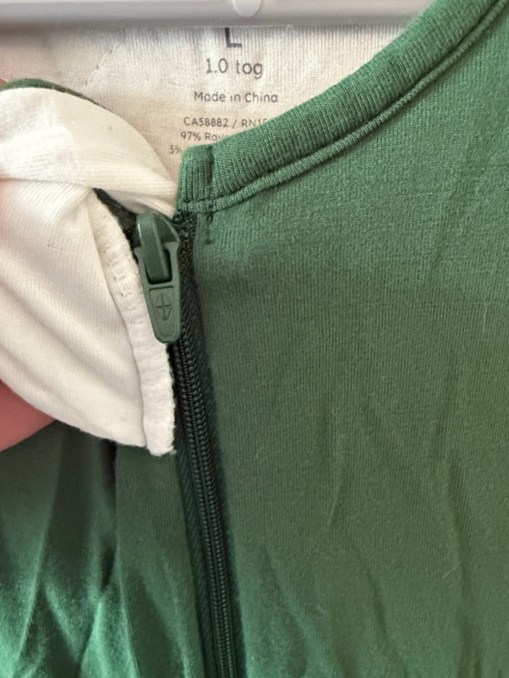 Kyte BABY Forest Green Sleeveless Walker Style Sleep Sack - Picture 6 of 6